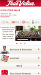 Mobile Screenshot of clovistruevalue.com